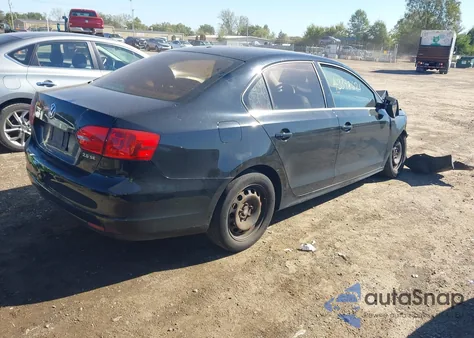 2013 Volkswagen Jetta 2.5L Se из США, поврежденный, VIN 3VWDP7AJ7DM368821